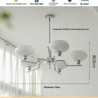 Three Colors / 5 Head Chrome Milky White