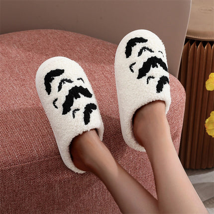 Funny Bat Slipper Halloween Pumpkin Flat Indoor House Shoes