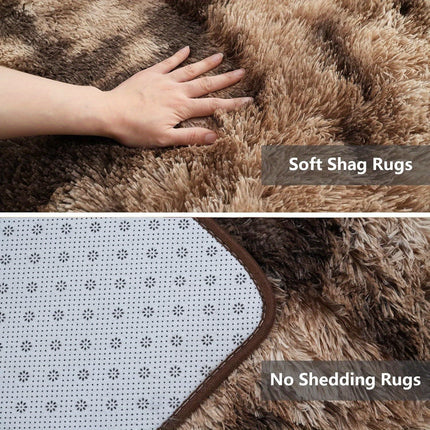 Luxurious Soft Modern Shag Rug for Living Rooms, Bedrooms, Or Dorms, Featuring