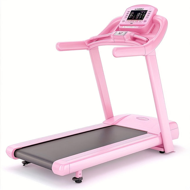 4-in-1 Pink Treadmill Sticker Set, High Transparency, Double-Sided Printing, Scratch-Resistant, Motorcycle Sticker, Car Bumper Sticker, Body Decoration Sticker, Material: Plastic