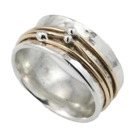 Retro Two-tone Ring