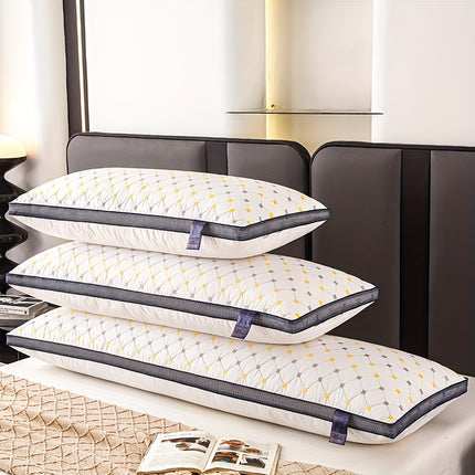 1pc of Premium Soft Extra-long Quilted Pillow Insert, the Best Pillow for Bedding