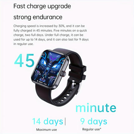 5.13cm Large Display Smartwatch for Both Genders