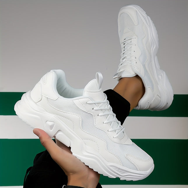 Men's Breathable Lightweight Casual Shoes, Wear-resistant Non-Slip Sneakers, Spring And Summer