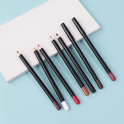 Foreign Trade Cross-Border 20-Color Multi-Functional Waterproof Lip Liner