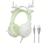Green PS5 Glowing Headphones