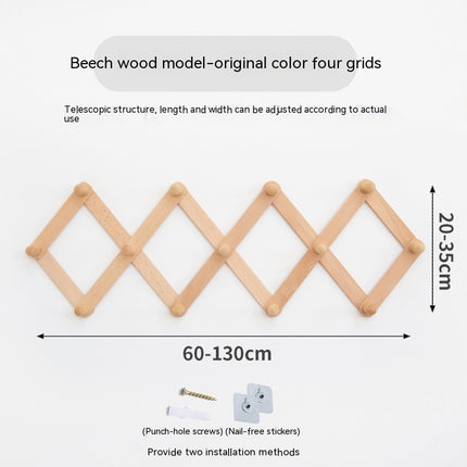 Clothes Hook Log Hanger Coat Rack