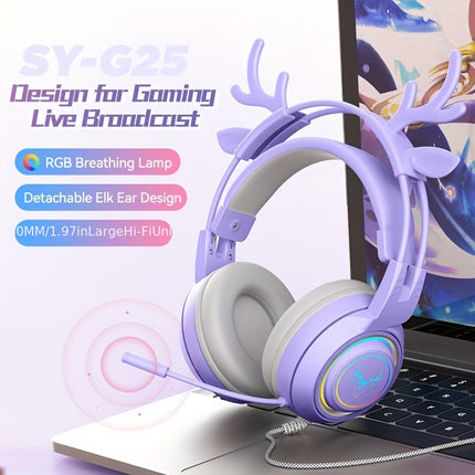 Detachable & Surround Sound - Fashionable Cute Design for Girls - Perfect Mini Size Game Headset