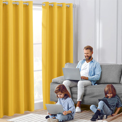 Amazon Cross-border Curtain Thickened Non-glossy Fabric Curtain Sun-blocking Heat-insulating Shade Wholesale Modern Minimalist