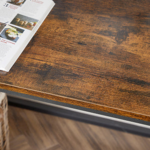 Work Table for Office Living Room, Steel Frame