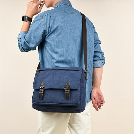 High-Quality, Durable, And Vintage Canvas Shoulder Bag, a Stylish Crossbody Bag for Men