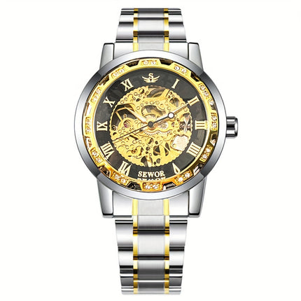 Double-sided Hollow High-end Design Luxury Men's Mechanical Watch Fashionable Versatile
