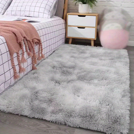 A Plush Carpet, Fluffy for The Bedroom, Rectangular Bedside Rug, Suitable for Living Rooms, Bedrooms