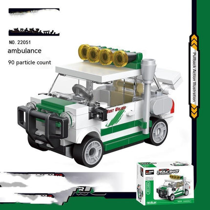 Building Block City Recycling Car Assembly Toy