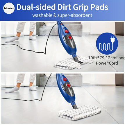 Floors 12 In 1 Steam Mop, Detachable Handheld Steamer Mop, Multipurpose Steam Cleaner