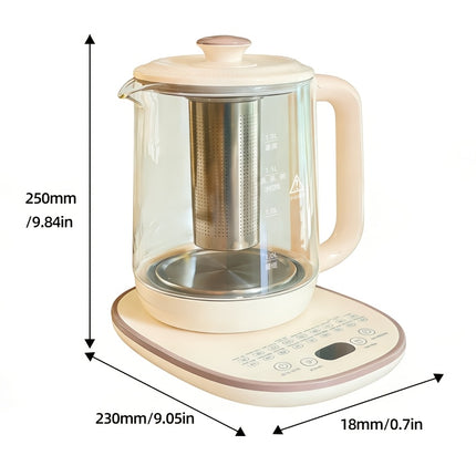 1.8L/60.87oz Immersion Electric Kettle | Health Kettle with 18 Functions, Thickened Glass,