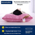 Pink Stereo / Low Loft Pillow 48x74cm