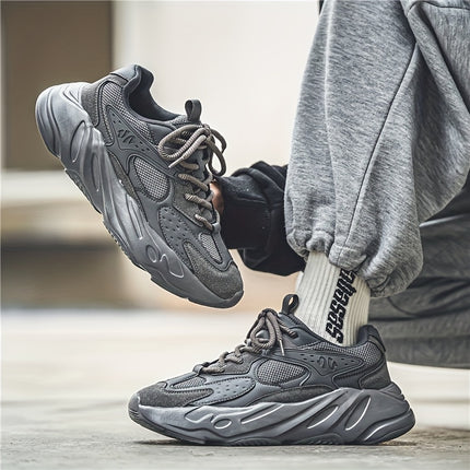 Men'S Breathable Mesh Sports Shoes  Stylish Low-Top Casual Sneakers with Lightweight Lace-Up Design,