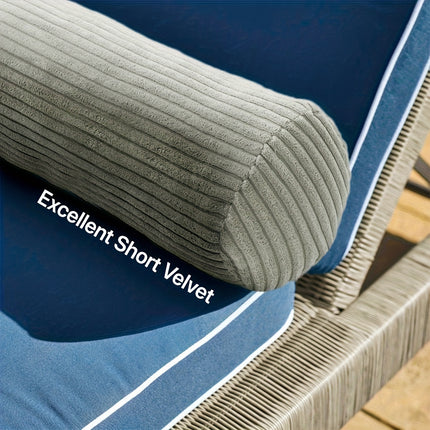 One Piece of Body Pillow with a Coral Fleece Cover, Designed As a Long Round Cervical Roll Pillow.