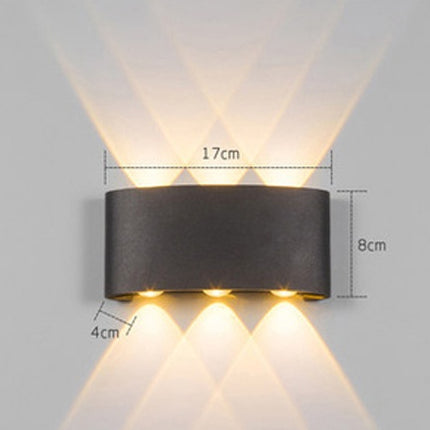 Led Wall Lamp Bedroom Bedside Lamp Garden Decoration Living Room Background Wall Lamp Waterproof Outdoor Spotlight