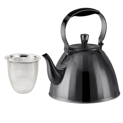 Tea Kettle Made of Stainless Steel, Suitable for Gas And Induction Cooktops, Universal Design