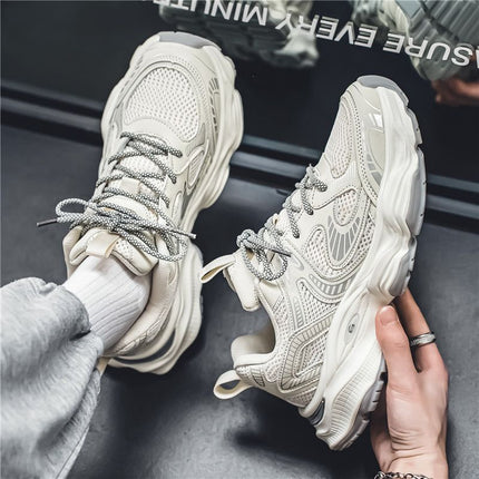 Men's Height-Increasing Elevation Sneakers - Breathable & Mesh Sneakers with Lift,