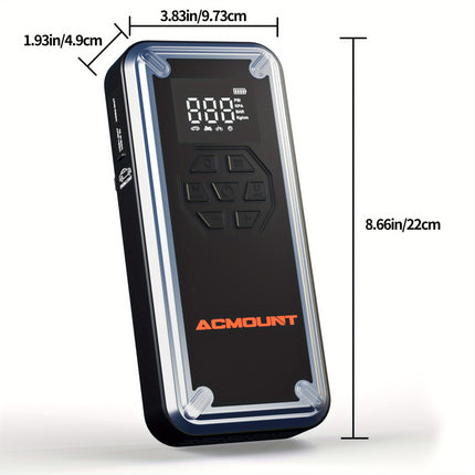 21800mAh Jump Starter with Air Compressor for Up to 9.0 Gas/8.0 Diesel