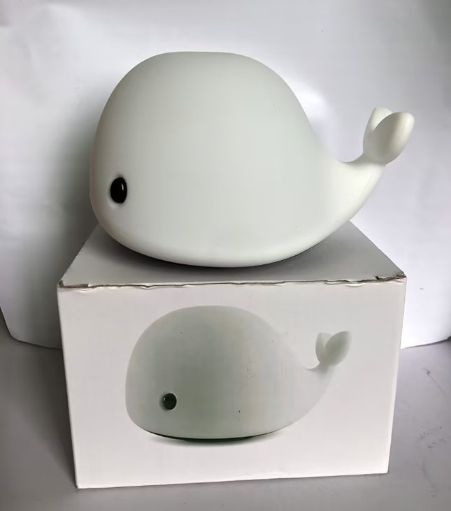 Dolphin silicone patted lights colorful atmosphere lamp creative Nightlight whale color bedside lamp lovers gift
