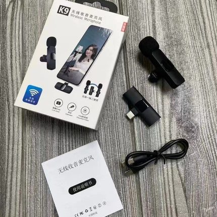 Collar Clip Microphone Outdoor Video Recording Wireless Microphone