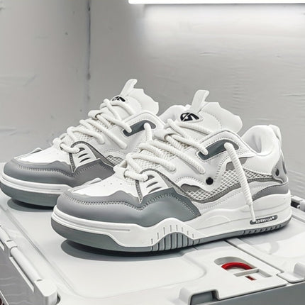 Lightweight Comfortable Athletic Shoes, Lace-Up Casual Running Walking Sneakers