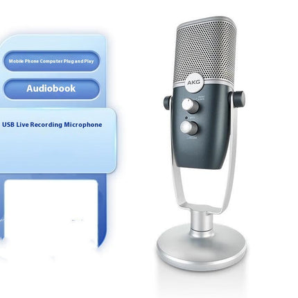 USB Capacitance Mic Recording Dubbing Audio Novel Live Broadcast