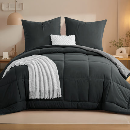 2/3pcs Duvet Set, Cosy And Lightweight Quilt, Reversible Comforter with 80x80 Pillowcases, 300GSM Filling,