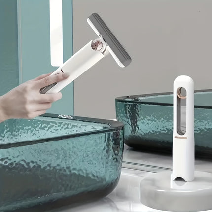 1pc Hands-Free Sponge Mop - Super Absorbent Multipurpose Mop with Easy Wash Design for Bathroom,