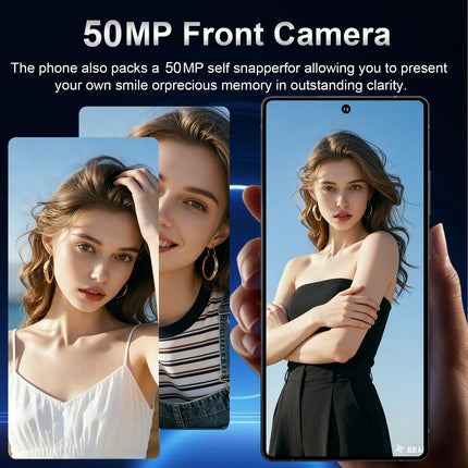 M26 Ultra Unlocked 5G Smartphone | 8GB+256GB, 6.8" HD Display, 50MP+108MP Dual Camera,