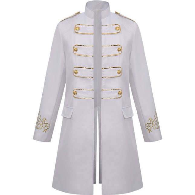 Men's Halloween Embroidered Jacket Stage Clothes