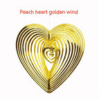 Golden Peach Heart Wind Turn / Wind Turn