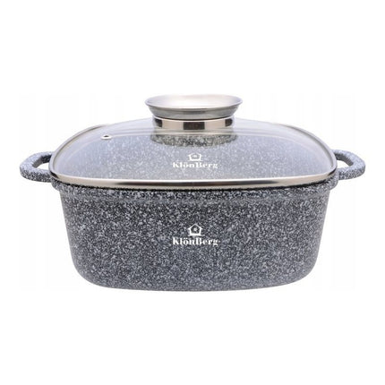 8pcs Pot Set  with Marbled Coating  Cooking Pot  with Lid | Non-Stick Coating  Induction
