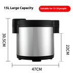 15L Stainless Steel / US