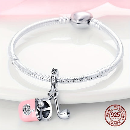 Headphones Pendant Bead - Stylish Music-Themed Charm for DIY Jewelry Making,