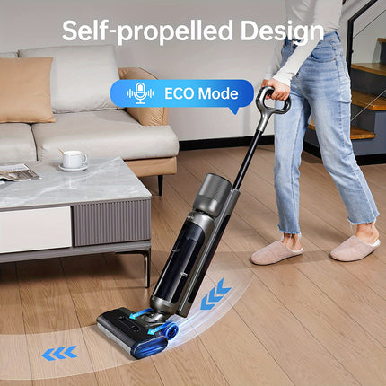 Cordless Vacuum Mop All In One For Hard Floors, LED Display
