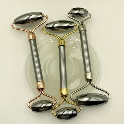 Portable Household Facial Double-Roller Massage Tool