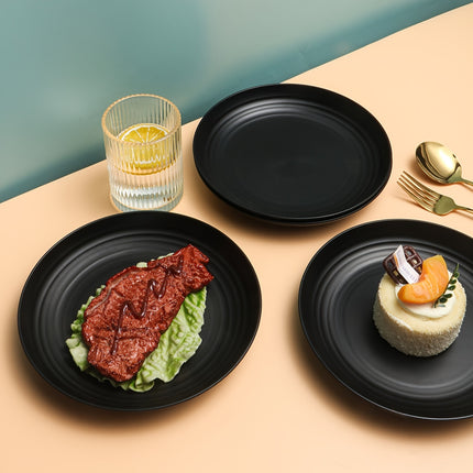 Set of 6 Plastic Plates That Are Durable And Resistant to Breakage, Suitable for Home Use As Dinner Plates