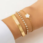 Gold + White