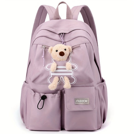 Stylish Unisex Square Backpack, Korean Style, Simple And Versatile, Suitable for Junior