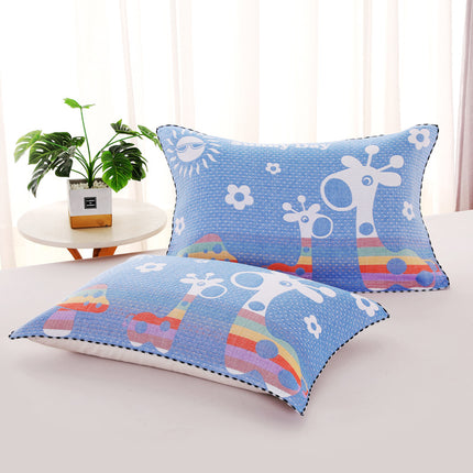 Three-layer Blended Gauze Pillow Cover Cotton Printed Towel