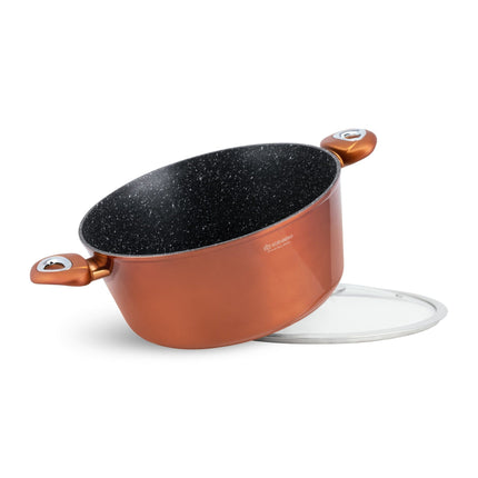 15pcs Ceramic And Marble Cookware Set with Kitchen Accessories | Induction Cookware Set