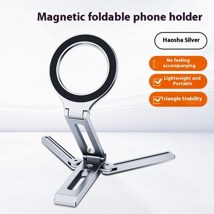 Aluminum Alloy Magnetic Mobile Phone Holder Multifunctional Folding