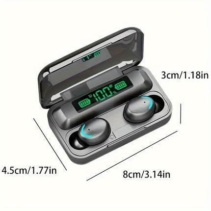 Wireless Earbuds, Stereo Sound Headphones, Sport Headset, In Ear Earphones