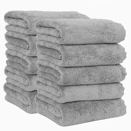 10-Pack Cut Edge Bath Towels, 35x75 inches, Modern Style