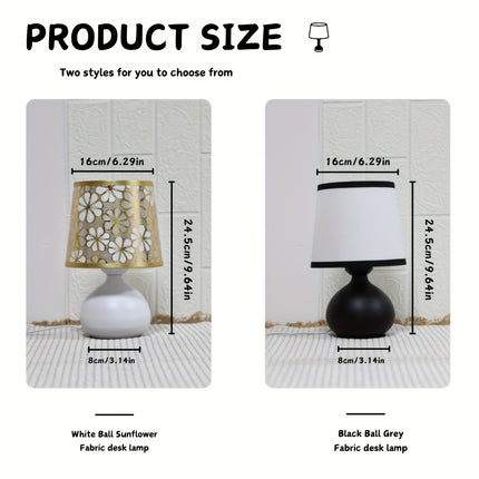1pc Modern LED Table Lamp with Intricate Floral Pattern Shade, USB Powered, Adjustable BrightnessS
